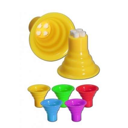 Silicone Filter Bong Accessories in a Display 24tk